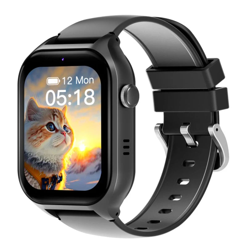 New Smart Watches 4G Kids GPS AGPS LBS SOS Music Playback Camera Smartwatch Waterproof Video Call 800mAh Boy Girl Children Gift