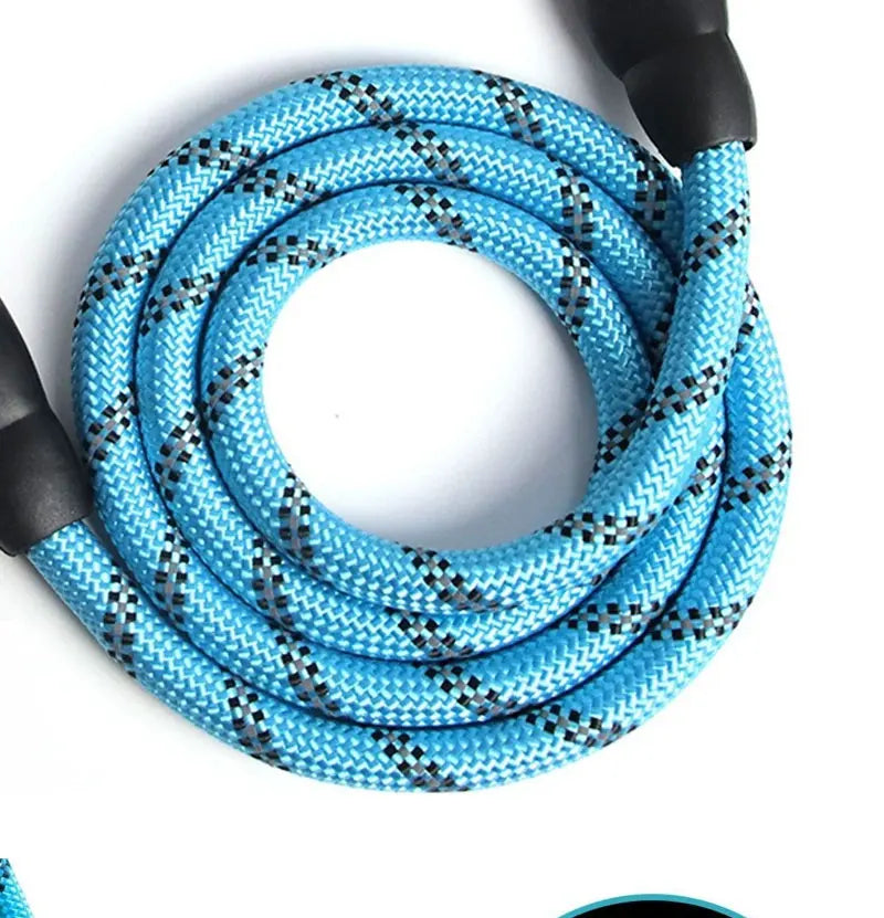 Pet Foam Handle Reflective Leash Nylon Traction Rope Non-Slip Pet Adjustable Leash for Large, Medium, and Small Dogs Outdoor Pet Supplies dog collar cat collar decorative dog collar harness