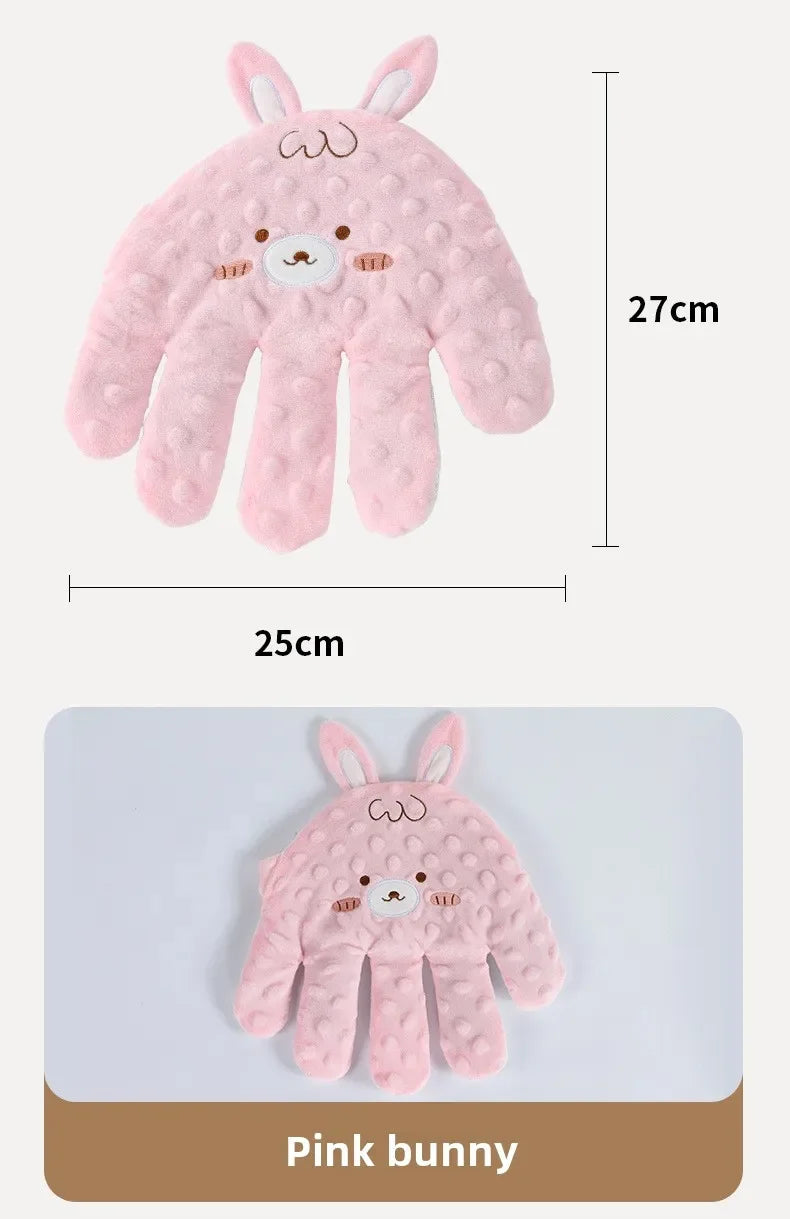 Newborns Sleep Aid Pacify Hand Glove Gentle Comfortable Cotton Soothing Toy for Comfortable Newborns Sleeping