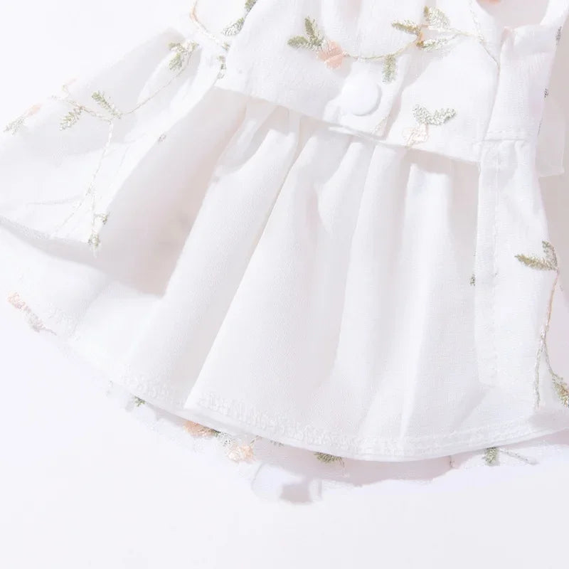 Dog Summer Dress for Small Dog Clothes Fashion Print Puppy Princess Skirt Sweet Bow Cat Dress Pet Costumes Chihuahua Dog Clothes