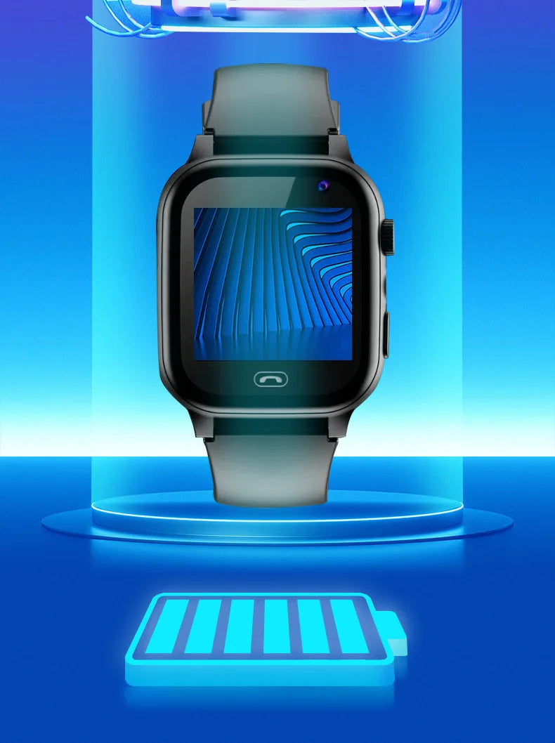 Lenovo Kids Smart Watch by I YAN with waterproof design, GPS, SOS, camera, call features, suitable for children.