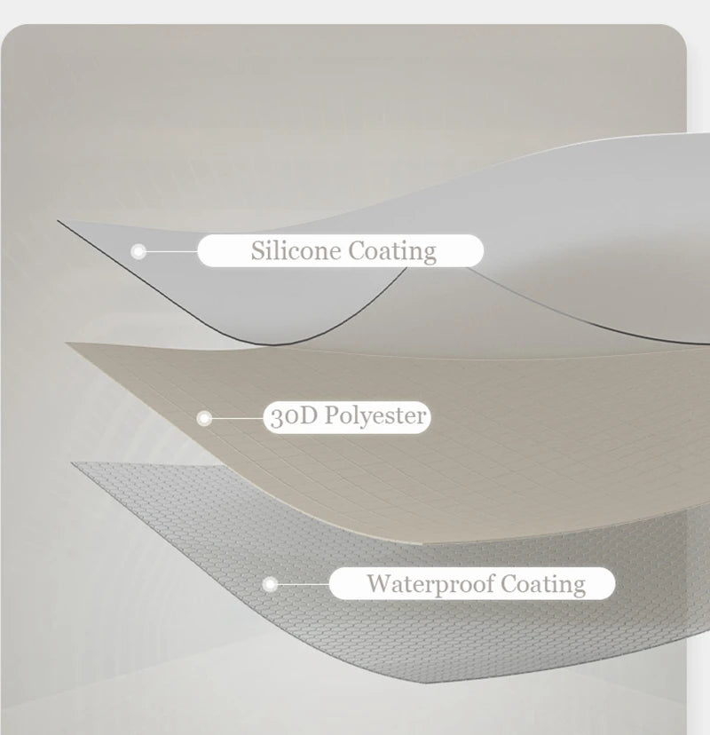 Camping Tent Ultralight Silicon coated Outdoor 4 Season Waterproof 30D polyester Hiking Tent 2 Person Rainproof Tent