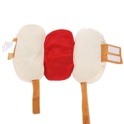 Dog Funny Halloween Costumes Hot Dog Shaped Dachshund Sausage Adjustable Clothes Pet Apparel Dressing Up Cat Party Costume Suit