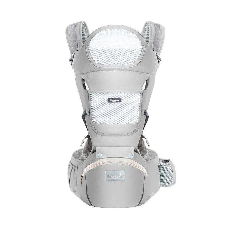 Ergonomic Baby Carrier Backpack with Hip Seat – Front Facing Kangaroo Wrap Sling for Travel - I YAN