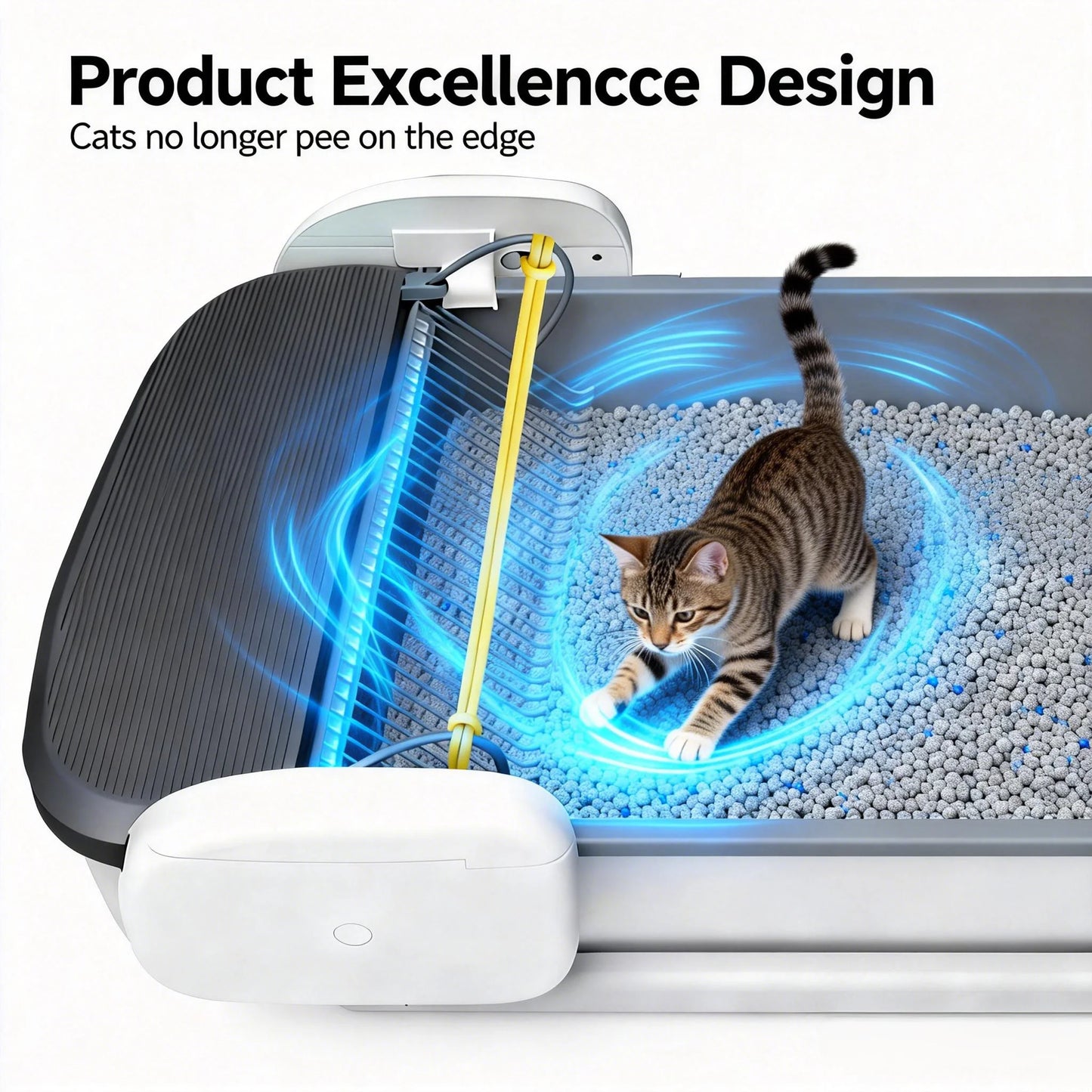 Automatic Self-Cleaning Litter Box – App Control, Odor-Free, Multi-Cat XXL