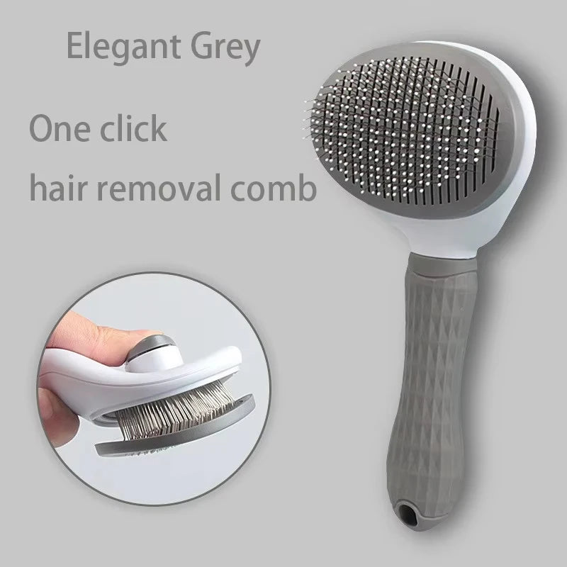Self Cleaning Pet Brush for Dogs Cats Hair Remover Grooming Comb Dematting Tool Puppy Kitten Shedding Grooming Brush Pet Supply