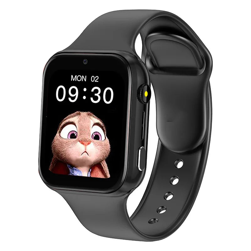 Kids Smart 4G Call Watch by I YAN with waterproof design, GPS tracker, digital display, SOS button, suitable for boys and girls