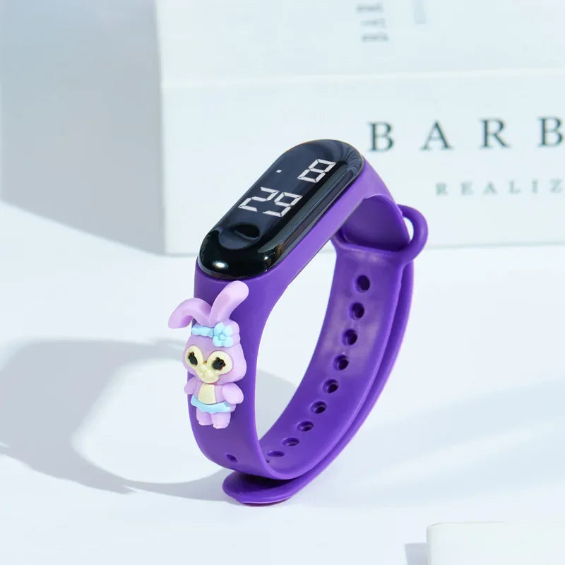 Waterproof Children's Smart Watch Cartoon LED Digital – Fun Electronics Wristwatch Birthday Gift for Kids Age 2-15 - I YAN