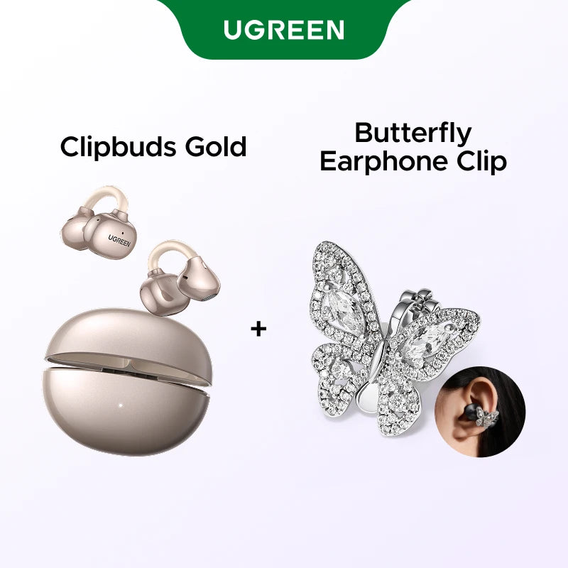 UGREEN Ear Clip EarBuds OWS Wireless Bluetooth Earphones TWS Headphones