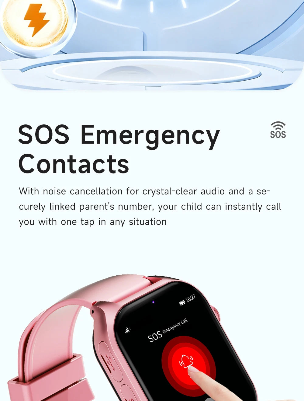 New Smart Watches 4G Kids GPS AGPS LBS SOS Music Playback Camera Smartwatch Waterproof Video Call 800mAh Boy Girl Children Gift