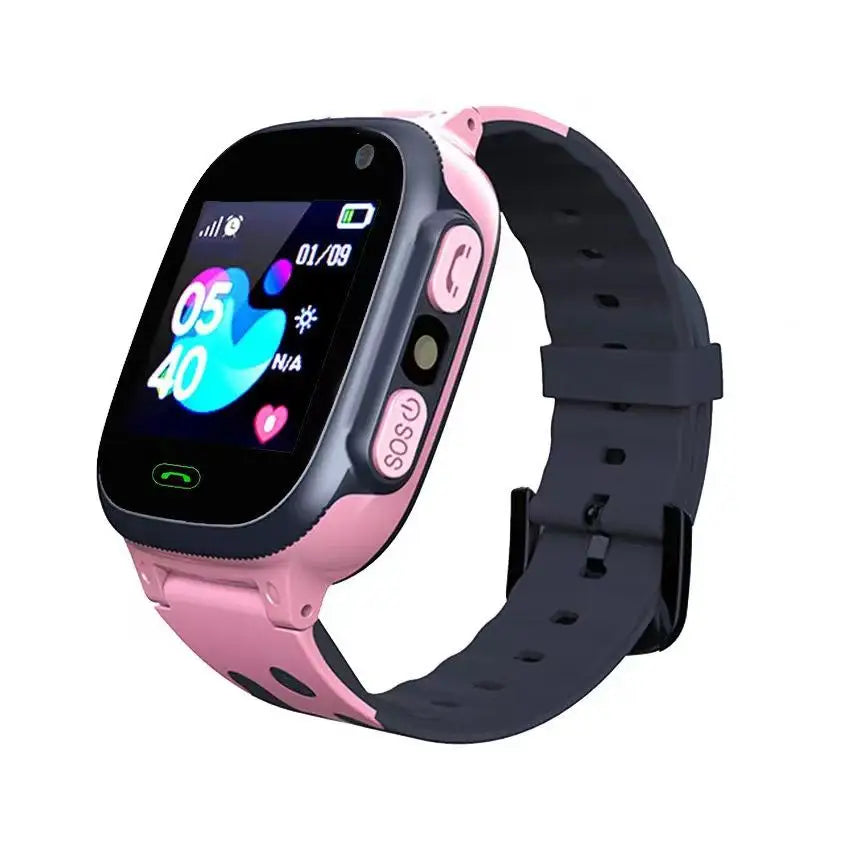 Lenovo Kids Smart Watch Men Women 1.44 Inch HD Screen SOS GPS LED Flashlight Two-Waycalling Mathematical Calculation Smartwatch
