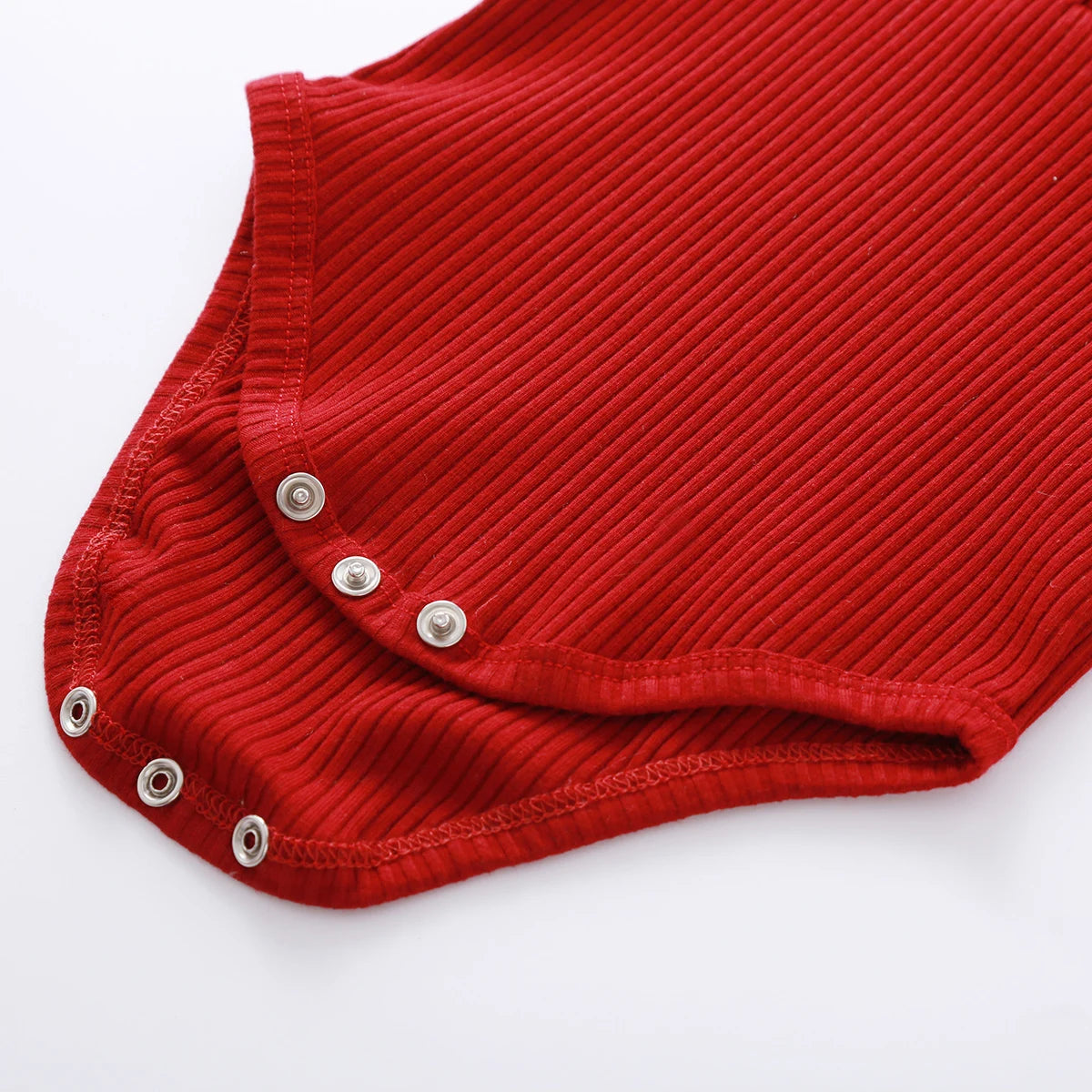 Infant baby girl and boy spring autumn 2-piece ribbed and plaid long sleeve bodysuit and elastic pants set by I YAN