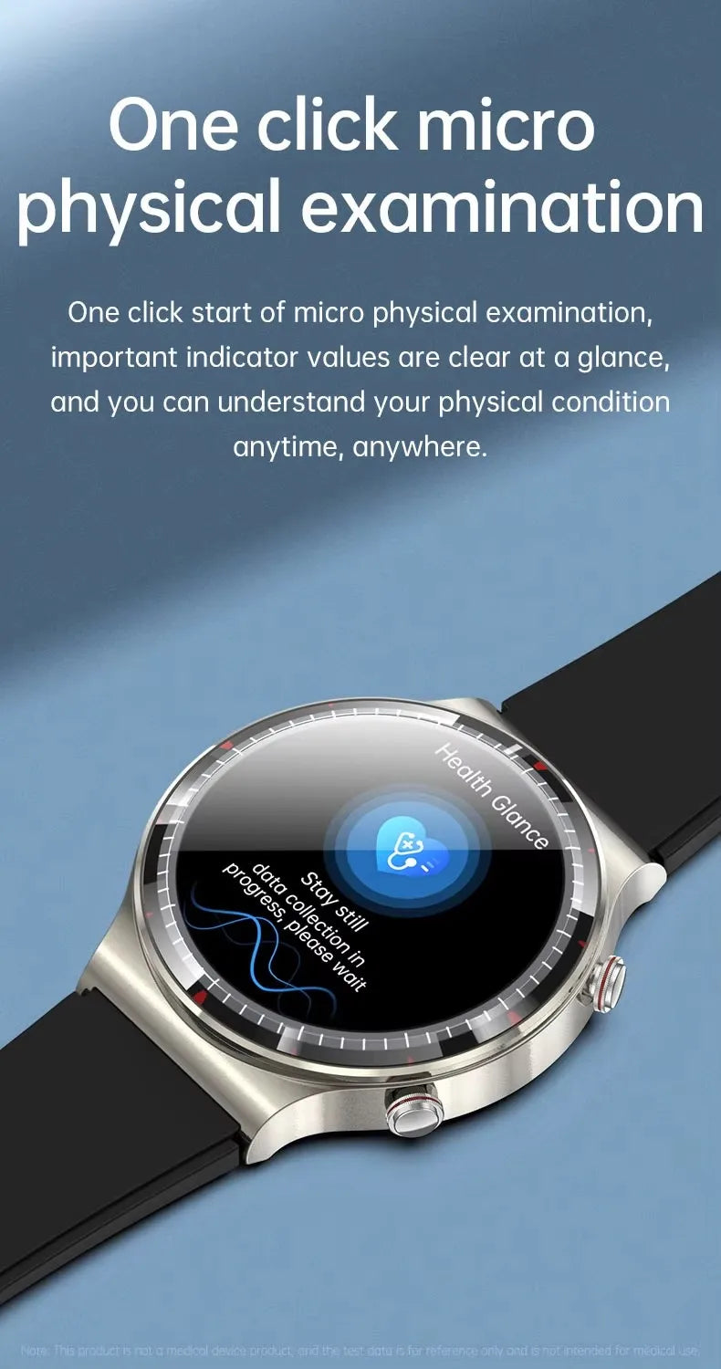 G08 Pro Men Amoled Smart WatchMedical Grade ECG Health Monitoring Heart Rate Blood Pressure Fitness Sport Smartwatch