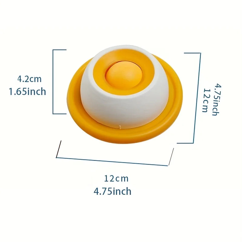 I YAN Pet Lick Mat for dogs and cats, slow feeder snack bowl with textured surface promoting dental health and mental stimulation.