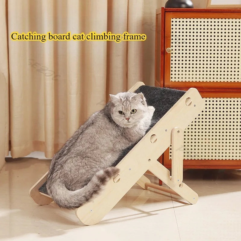 Adjustable and foldable I YAN dog staircase and pet ramp for cats and dogs, featuring a two-in-one pet climbing ladder.