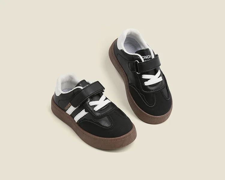 Children's Skate Shoes Girls White Sneakers 2024 Spring New Fashion Boys Canvas Shoes Kids Sports Shoes Unisex Casual Sneakers