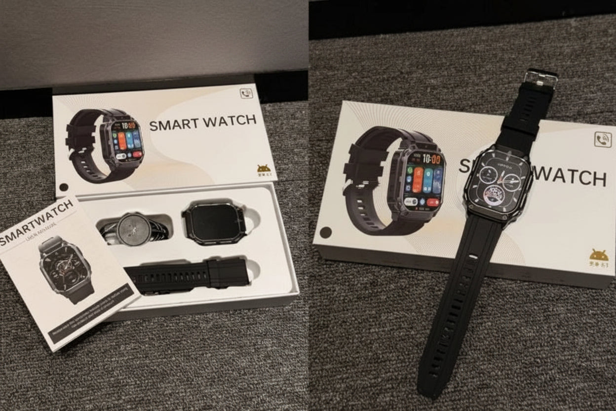 Smart Watch Android 4G SIM Card 1.96inch HD Screen with GPS WIFI Front Camera Video Call Sport Ourdoor for Men Women Kids