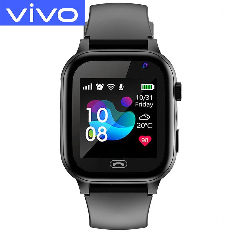 VIVO Mini Kids Phone 4G Smart Watch – 3-in-1 Call SOS Camera Cartoon Watch for Boys & Girls Gift 2026 - I YAN