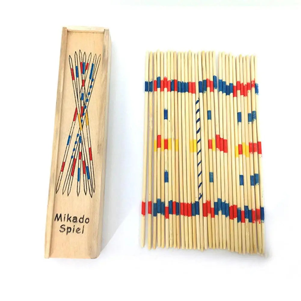 1 Box Colorful Wooden Game Stick Children Traditional Mikado Spiel Pick Up Stick Funny Desktop Toy Gift Supplies For Kid 2026