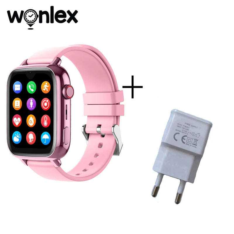 Wonlex 4G Watch Kids GPS WiFi Location KT34 Video Call SOS Alert Tracker Monitor Google Store Game Children's smart watch 2025