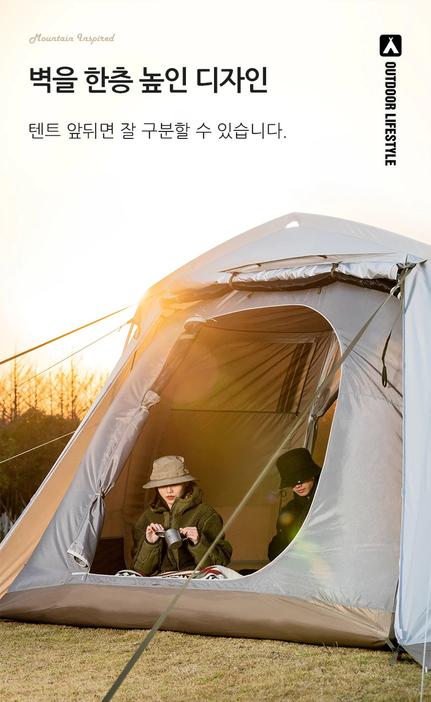 Camping Ls4 Tunnel Tent Living Shell Tent Large Camping Tent Extra Space