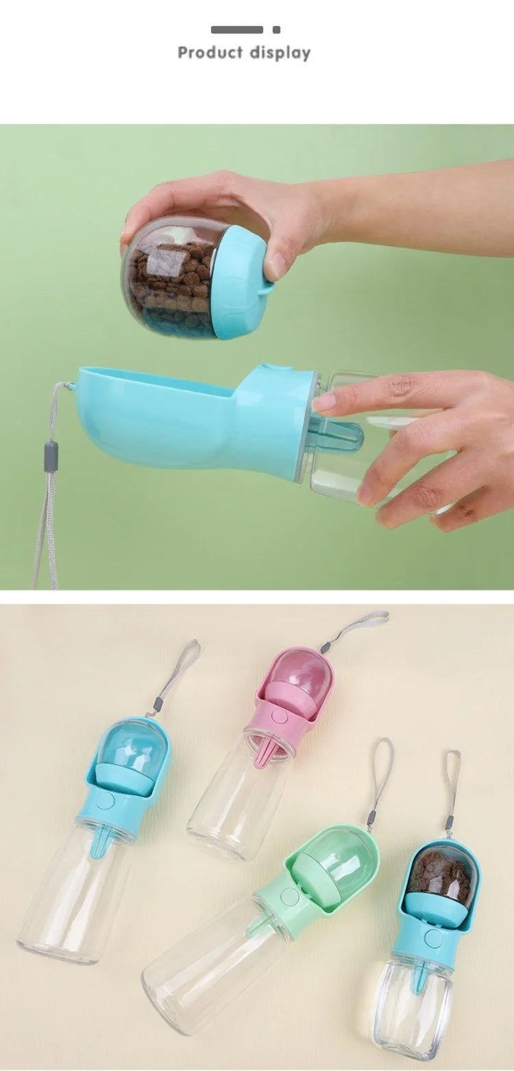 320/500ML Portable Dog Cat Water Bottle for Dog Gourd Walk Drinking Bottle Dog Pet Supplies Food Bowl GS07