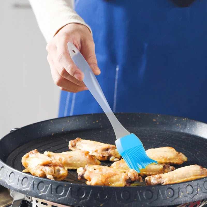 4/1PCS Silicone Barbecue Brush Pastry Grill Bread Oil Brush Split Type High Temperature Resistant BBQ Cake Baking Tool Bakeware