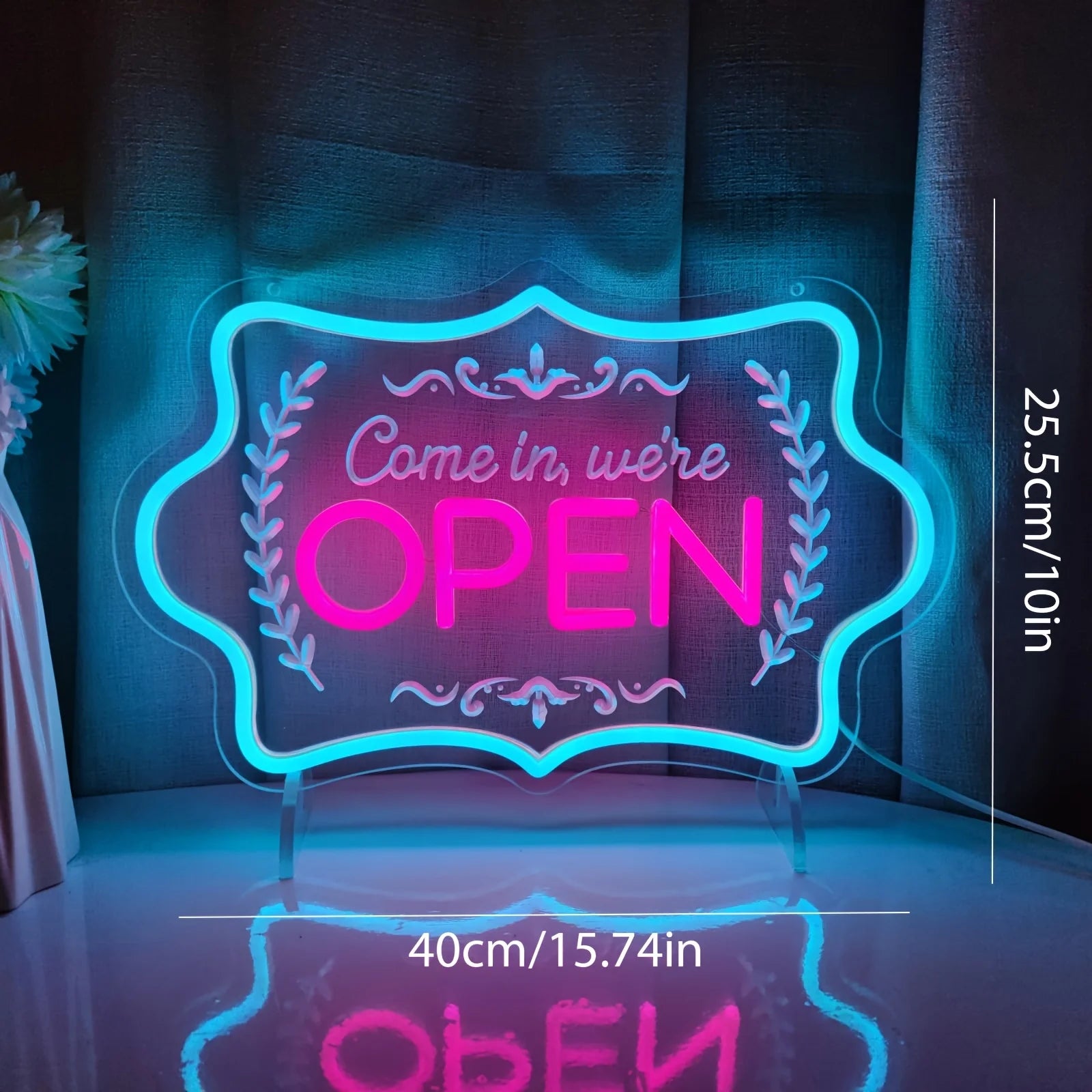 Open LED Neon Signs Light Up Open Sign Walls Window Art Decor for Shop Bar Hotel Restaurant Retail Store Party Pub
