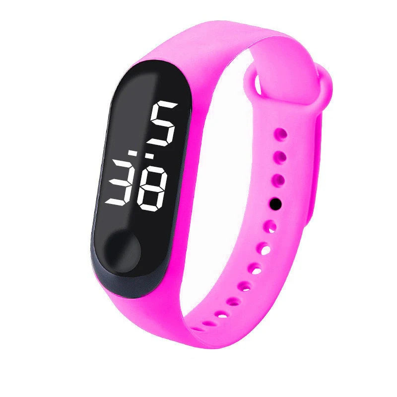 Fashion Digital Children's Watch Touch LED – Waterproof Sport Wristband Bracelet for Girls & Boys - I YAN