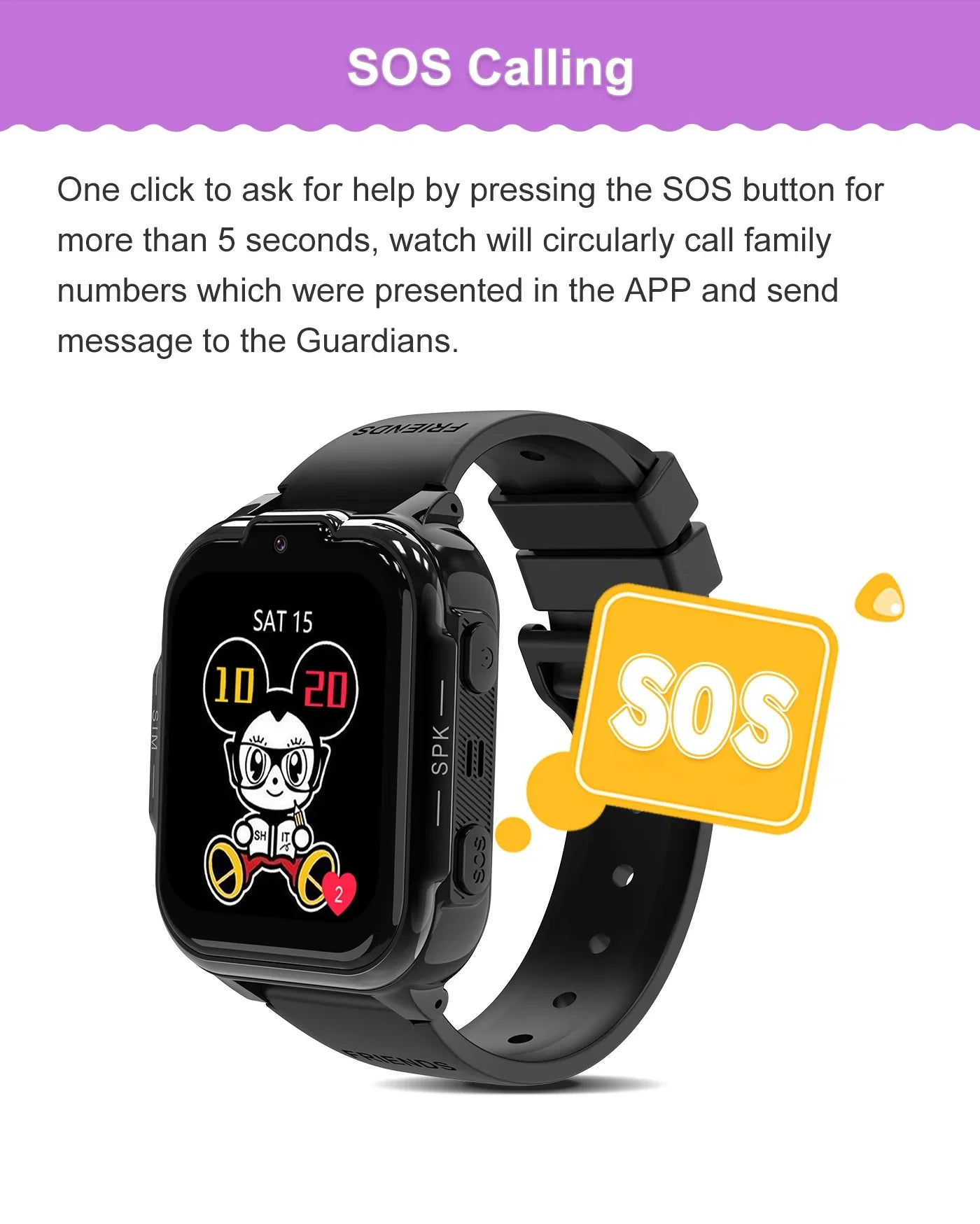 2025 New Kids GPS Smart Watch 4G Track Video Call Camera SOS – Waterproof LBS Location Tracker Smartwatch - I YAN