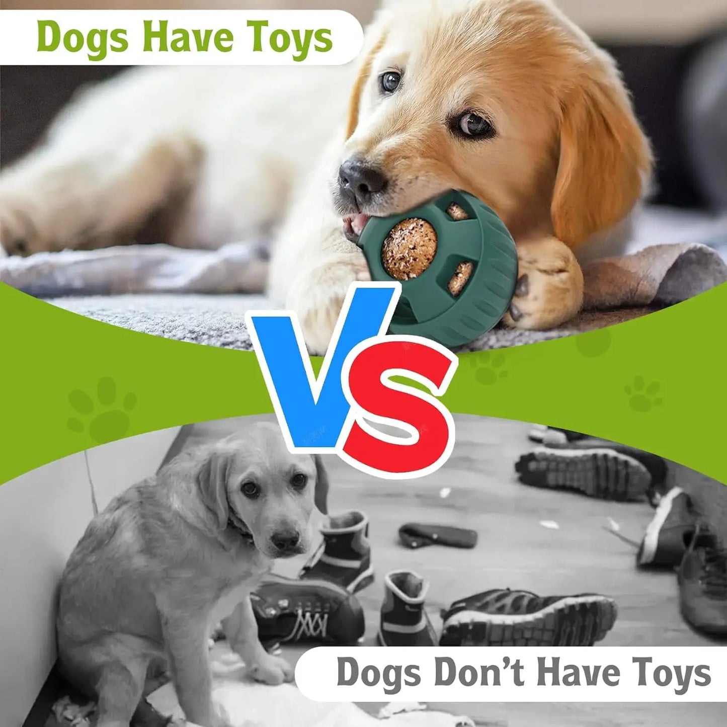 Silicone Dog Chew Toy with Treat Dispenser – Interactive Puzzle Toy for Dogs
