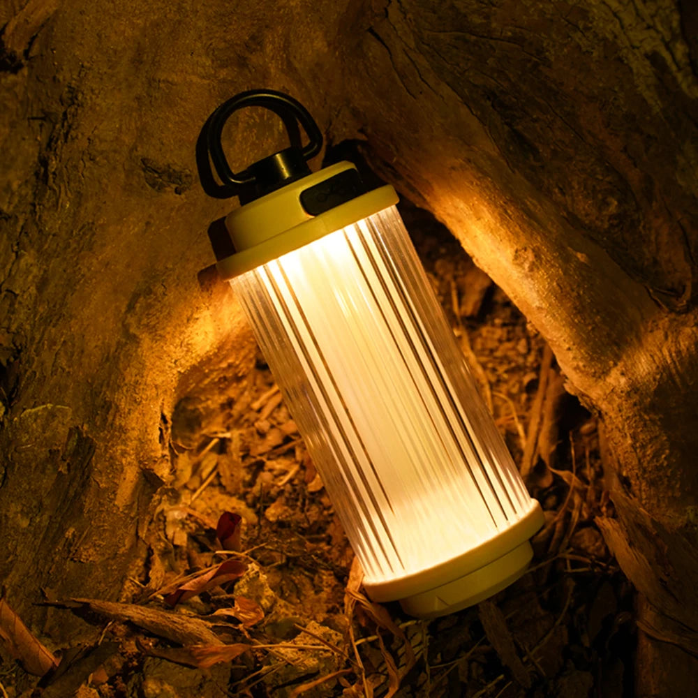 NEW USB Rechargeable Flashlight Powerful 3000mAh Mini LED Camping Lanterns Warm White Light Haning 38 Explore Camp Light Outdoor