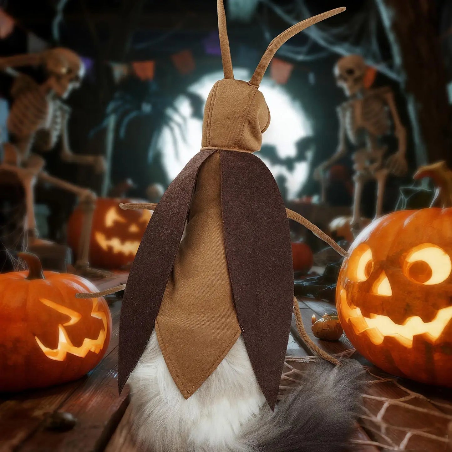 Cat Cockroach Costume Soft Cat Cockroach Clothing Realistic Breathable Clothing Accessories For Cosplay Outfit Kitten Dog