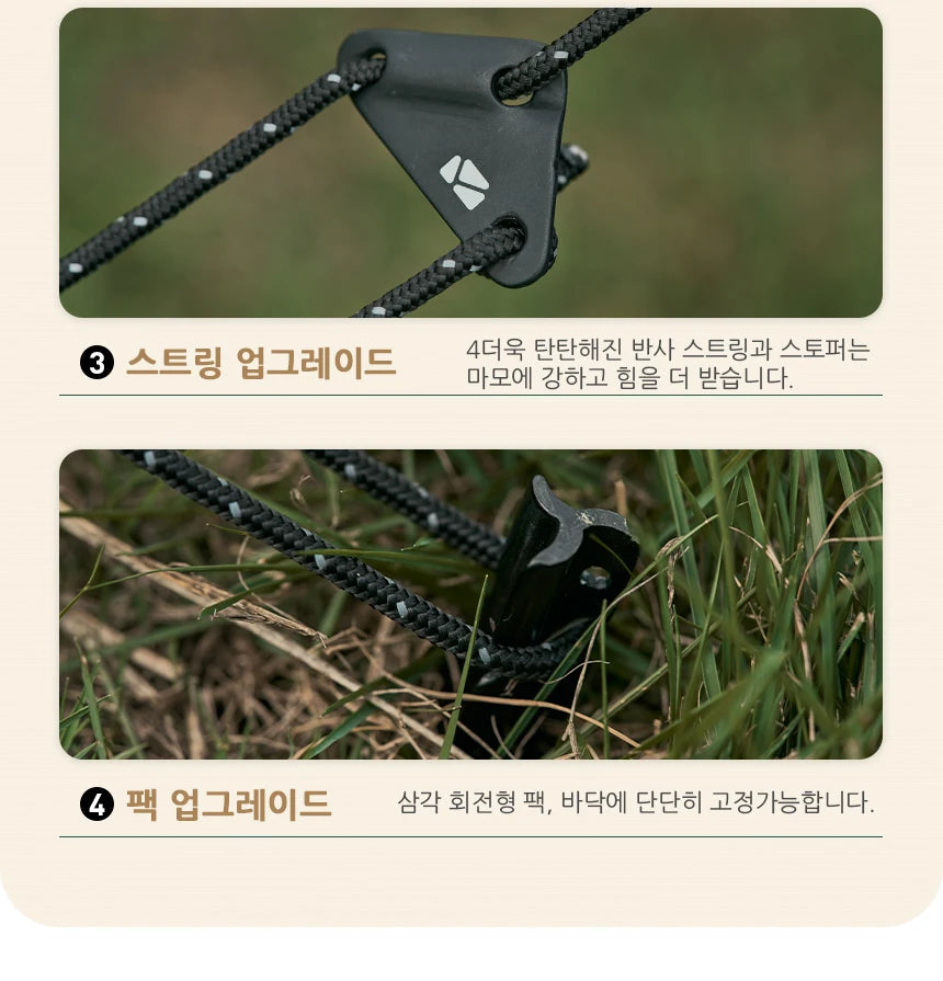 Camping Tent Commander Dome Tent Shelter Waterproof Windproof Ultra-light 70D Nylon 160/185/245CM