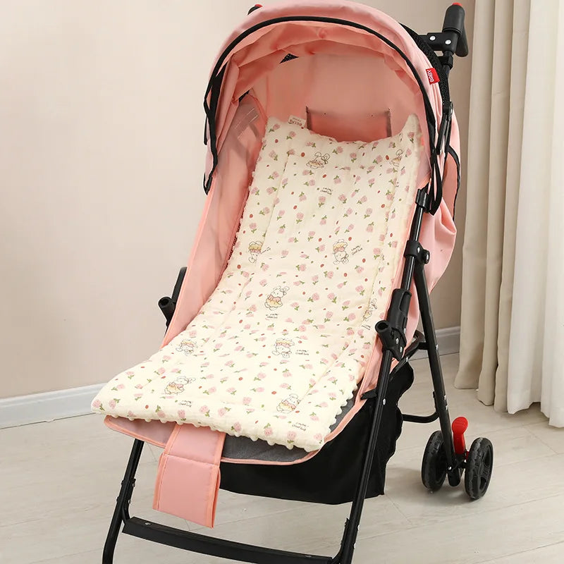 Baby Stroller Seat Cushion Soft Mattress Kids Pushchair Car Mat Stroller Accessories