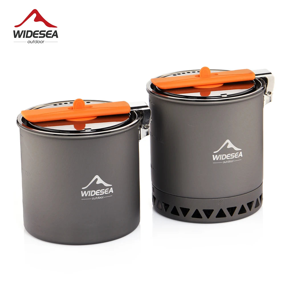 Tableware for Camping 1.6L Pot Tourist Dishes Tourism Hiking Picnic Cooking Supplies Equipment Cookware Trekking Bowler