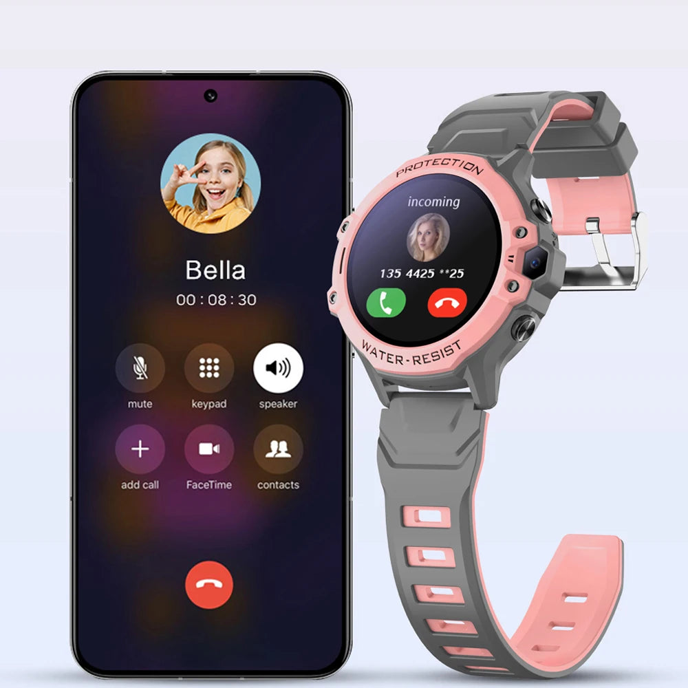 VALDUS 2025 New VK55 4G Children Smartwatch SOS Emergency Call GPS Electronic Fence 0.3 Mpix Camera SIM Card Children Smartwatch
