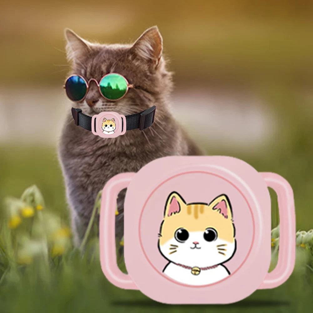 Pet Anti-Lost GPS Tracker BT Real-time Tracking Dog Cat Collar Find Device Anti-Lost GPS Tracker Locator Finder for Dogs Cats