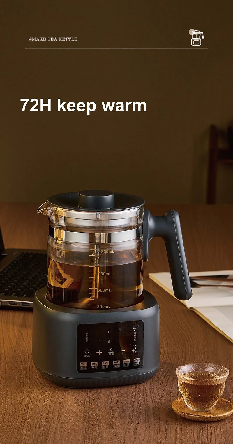 1.3L Tea Maker Baby Constant Temperature Milk Regulator Steam Spray Office Tea Kettle Multifunctional Electric Kettle 220V