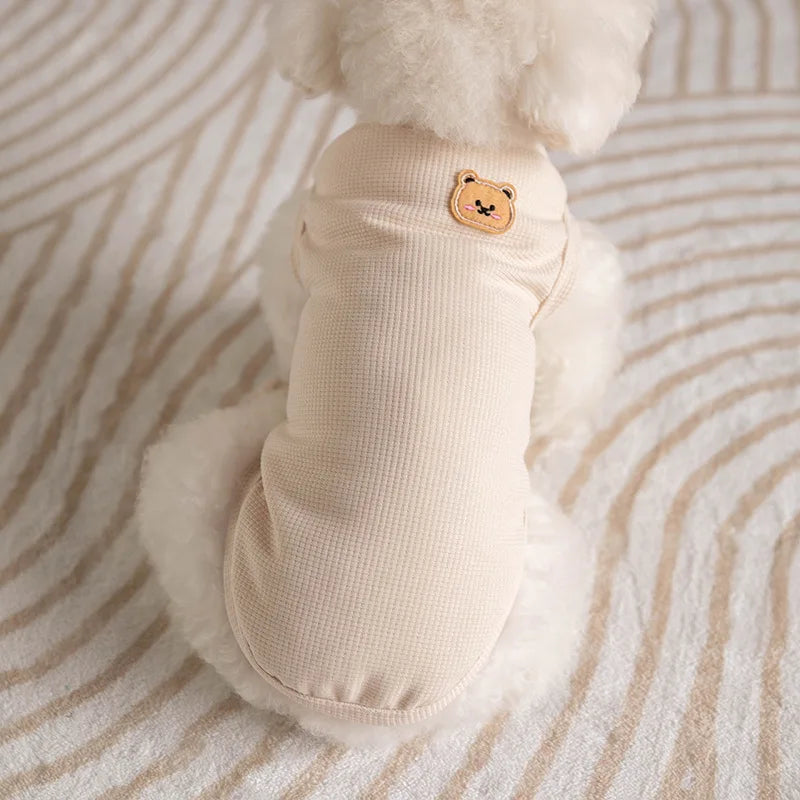 Dog vest by I YAN in four colors, made of breathable, sweat-resistant polyester fabric, easy to clean and fun for pets.