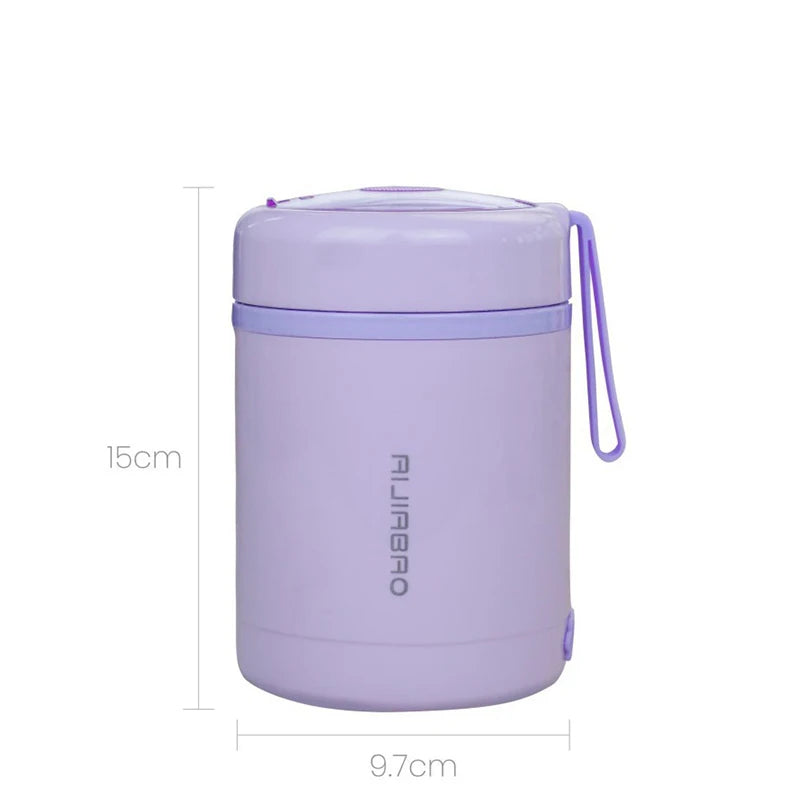 600ML Portable USB Electric Heating Lunch Box Stainless Steel Food Warmer for Picnic Milk Drink 5V 12V 24V Food Heater