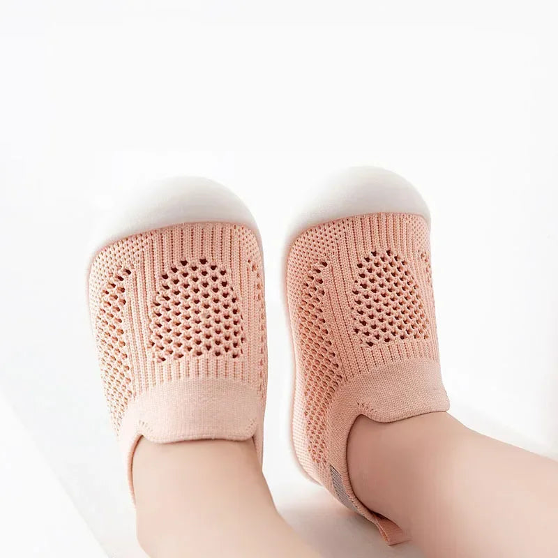 Toddler Slip-On Sneakers – Breathable Knitted Kids Casual Shoes for Boys & Girls (0 Months–4 Years) - I YAN