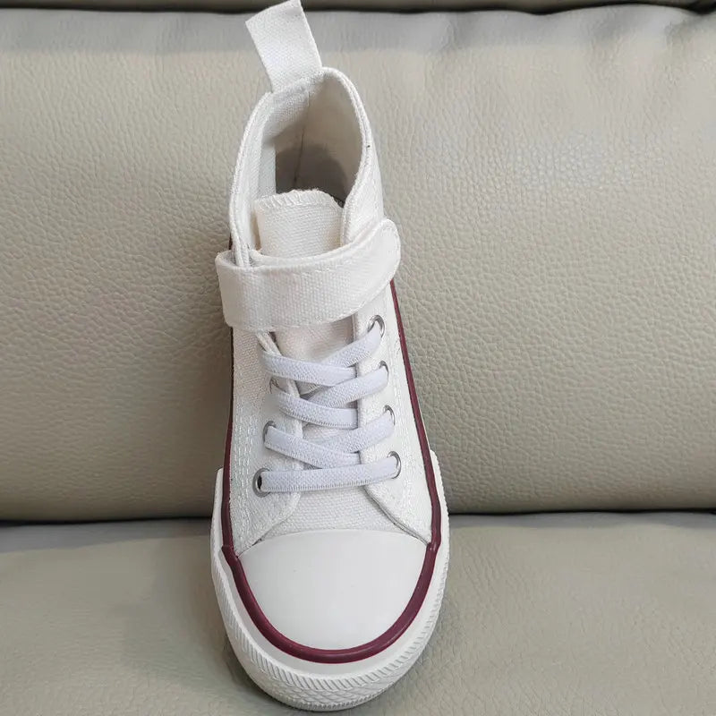 Children Casual Sneakers Girls' High-Top Canvas Shoes KPop Demon Hunters New Student Running Kids basket Shoes Rumi Tennis Shoes