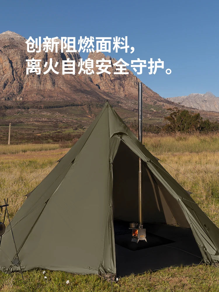 Naturehike Pasture Fire Octagonal Pyramid Tent Outdoor Camping Overnight Equipment
