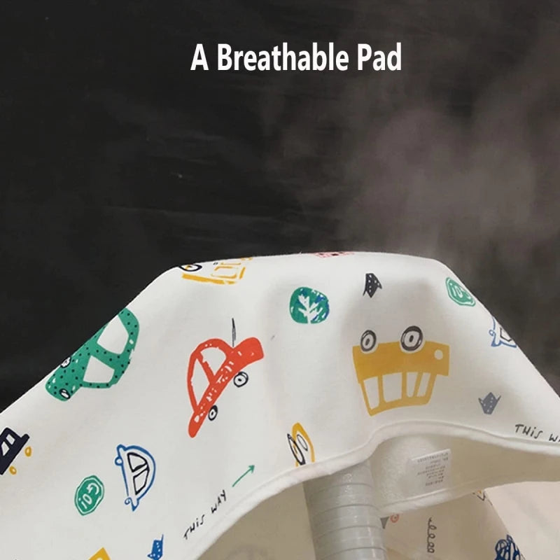 Waterproof baby changing pad cover by I YAN, reusable bed pad and travel mattress protector with soft, leak-proof fabric.