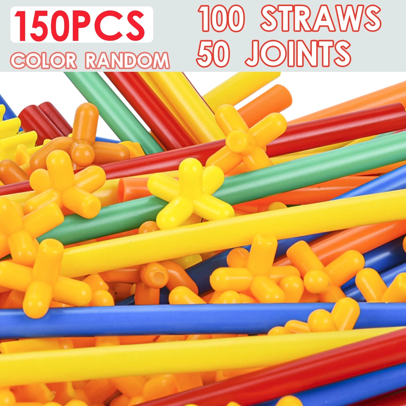 Yiqu Soft Straw Magic Smart Stick Building Block Construction Puzzle Diy Home School Children'S Toy Construction Puzzle Hallowee