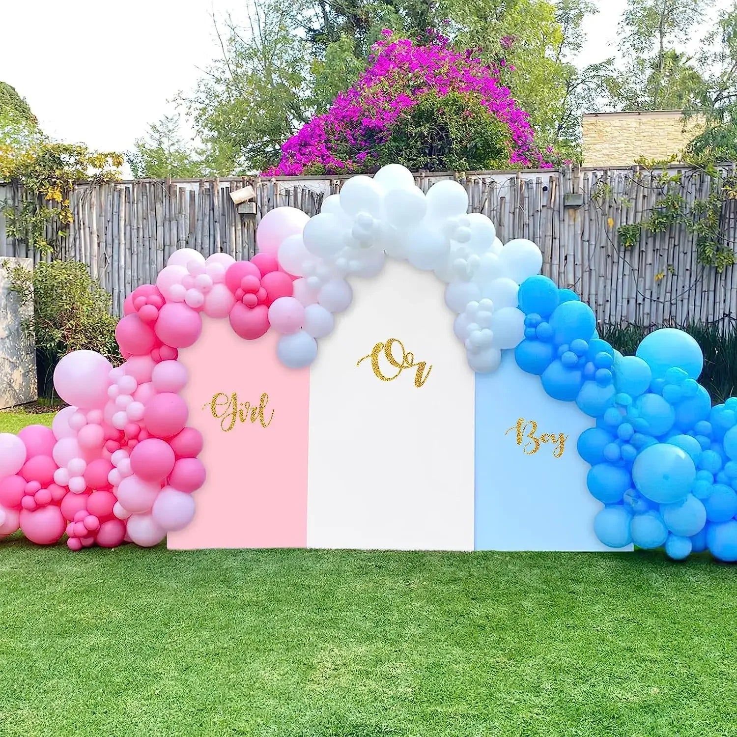Mehofond Custom 2-Sided My Baptism God Bless First Communion Party Girl Baby Shower Cover Chiara Arch Background Decor Backdrop