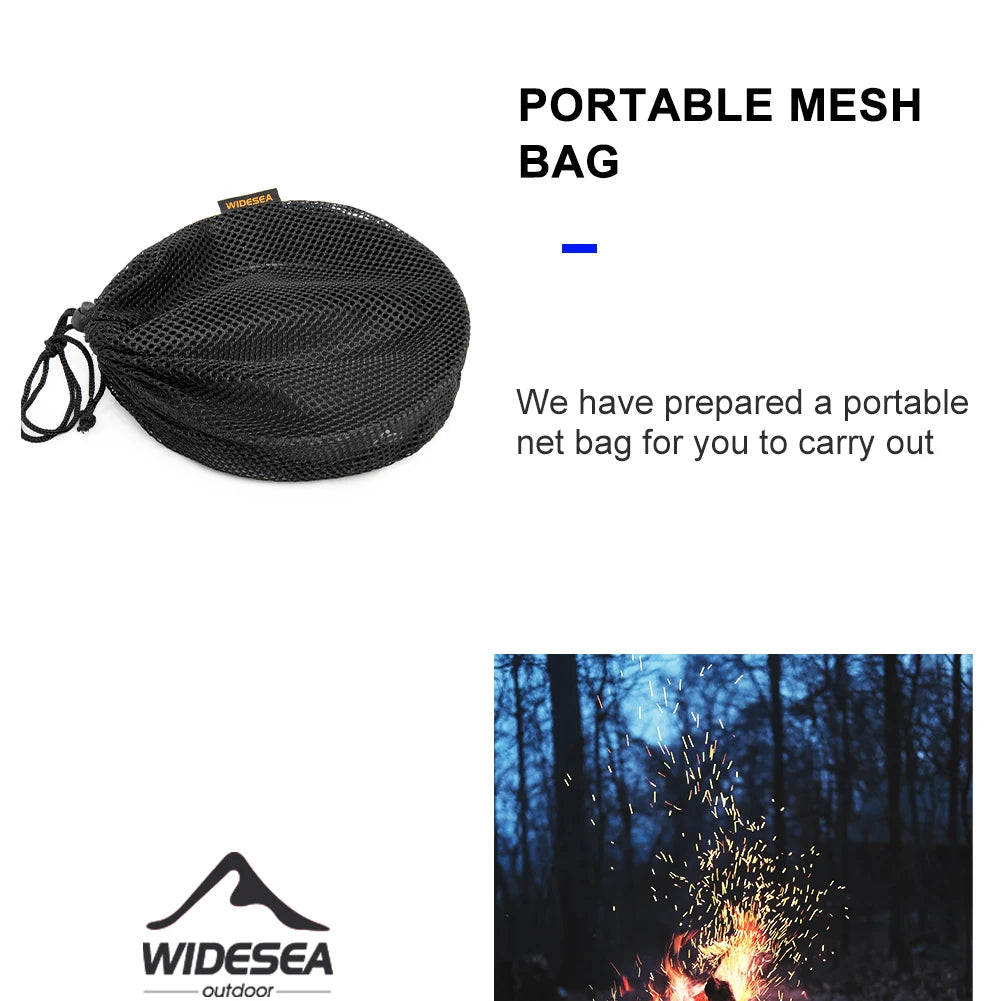 Camping Feast Non-stick Frying Pan Pot Bowl Ultra-light Plate Tableware Cooking Utensils Bbq Picnic Cookware