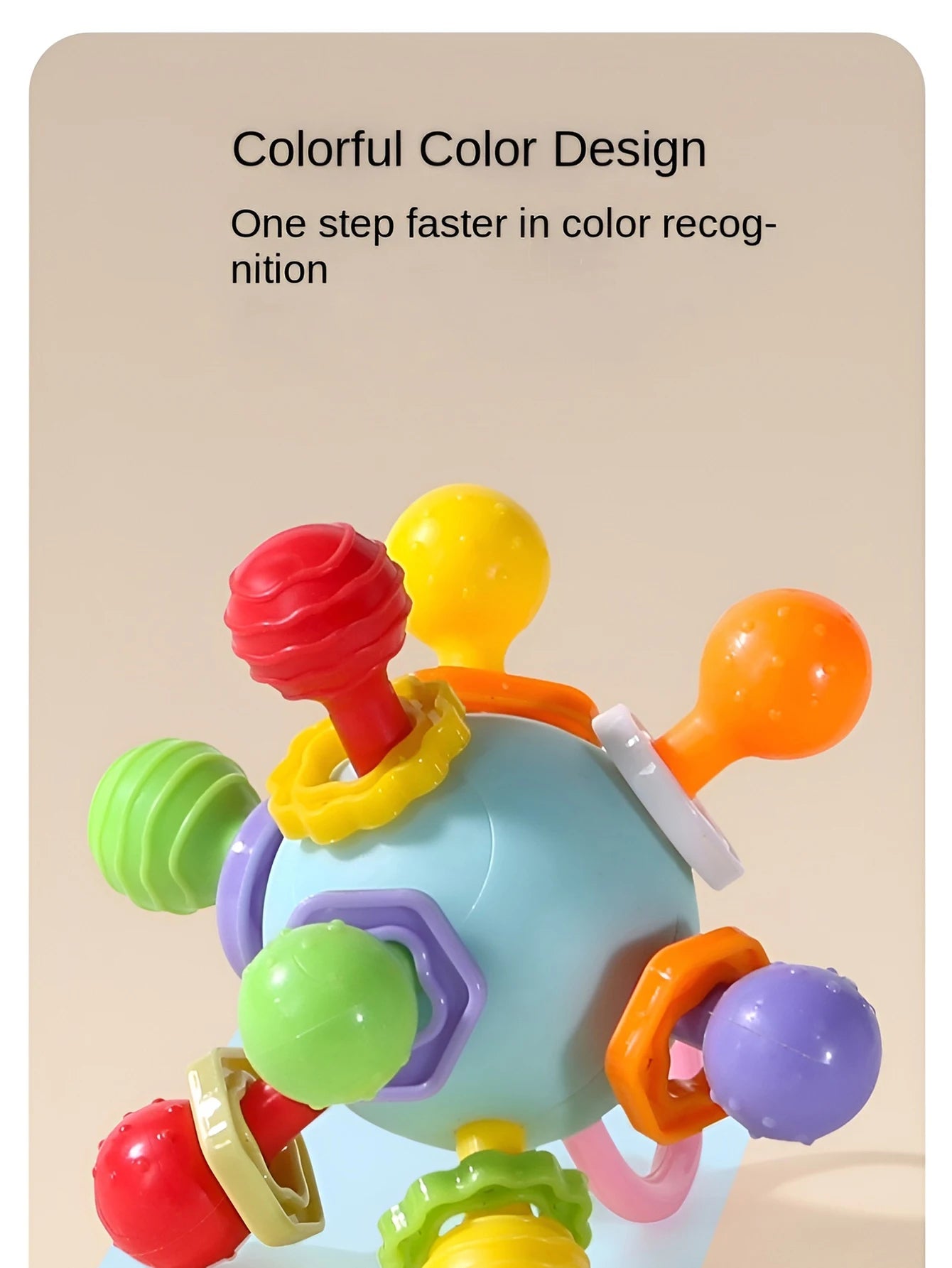 Manhattan Hand Grip Ball – Baby Teether Rattle & Sensory Toy - I YAN
