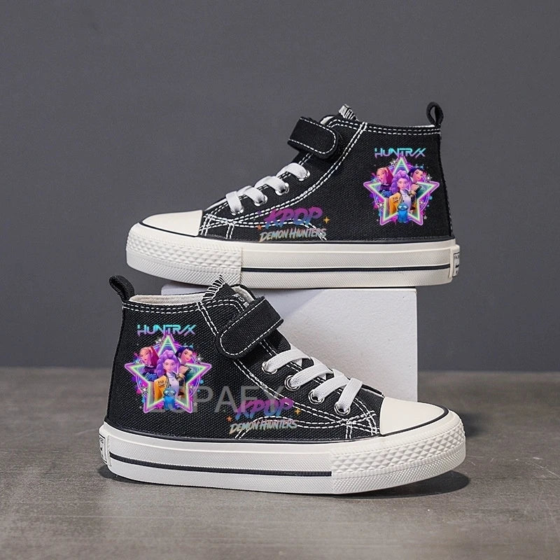 High-top Non-slip Sneakers, Student Casual Shoes New Children's Shoes, Fashion Canvas Shoes, Flat Shoes, Children's